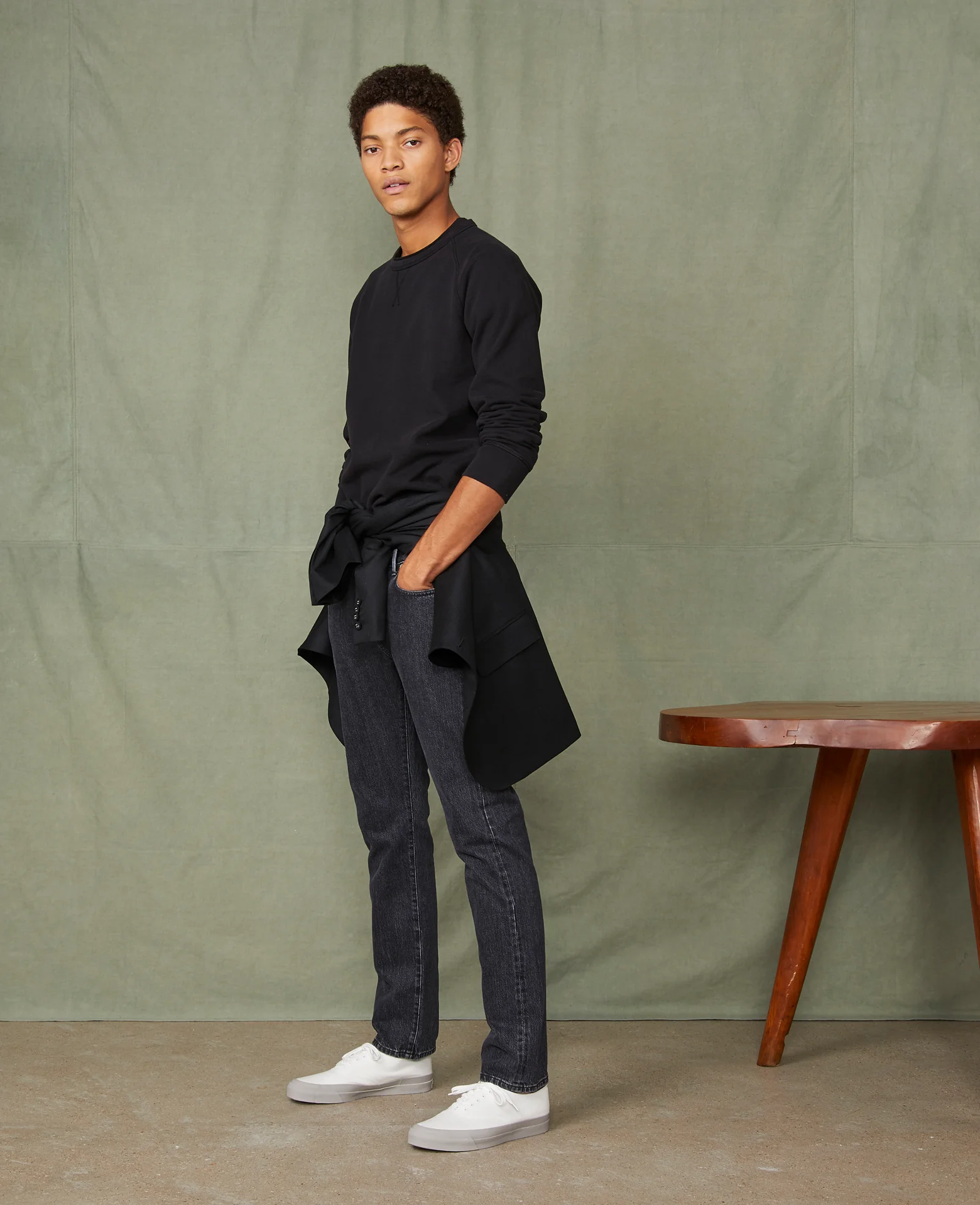 Slim fit denim